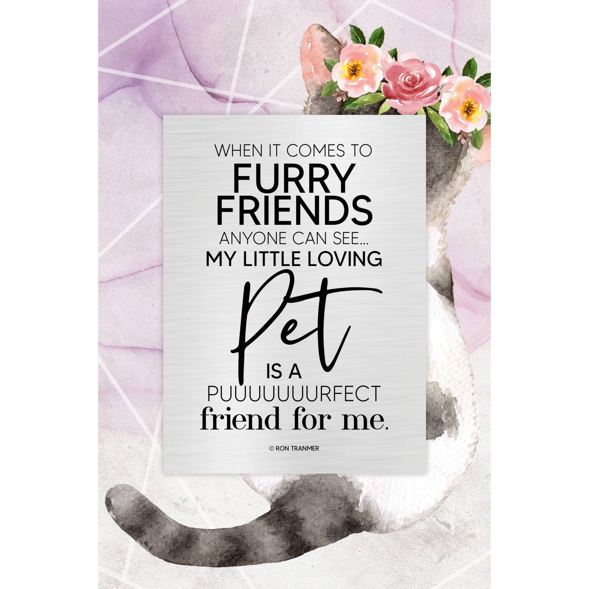 9" Furry Friends Plaque